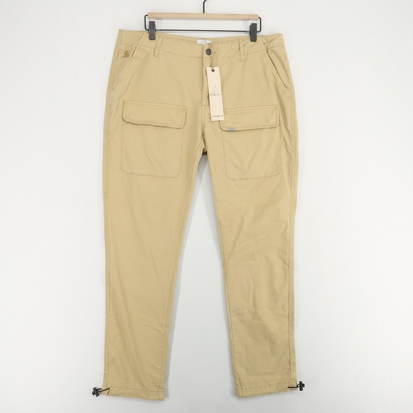 Other - Kuwalla-Tee Cargo Combat Trouser Mens 36 Light Beige Cinch Hems